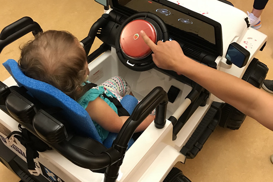 mobility for children with disabilities through GoBabyGo
