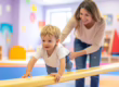child crawling to improve motor development